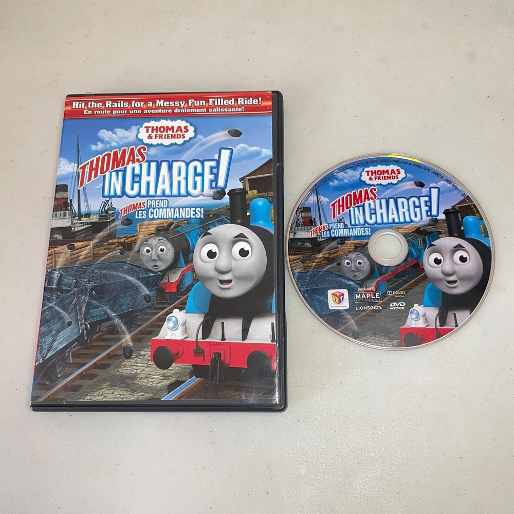 Thomas & Friends Thomas In Charge! 2011 DVD Driver Perkins Trivia Game Incl